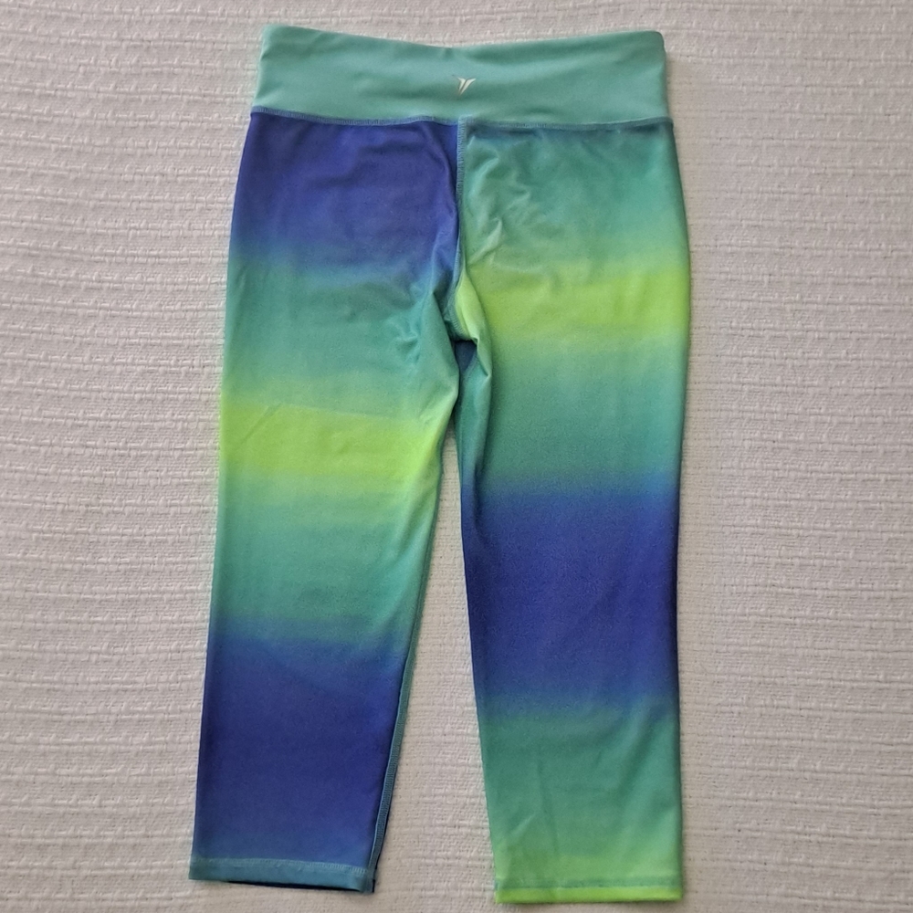 Old Navy Purple and Green Legging Pants - Picture 2 of 3